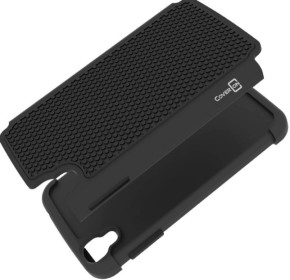 Силиконов гръб ТПУ Hybrid HARD ARMOR за Alcatel Idol 3 4.7 6039K / Alcatel Idol 3 mini LTE 6039Y черен